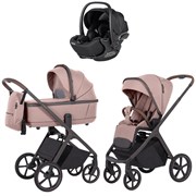 Коляска Carrello Vector CRL-6550 Vega Absolute Black 3 в 1 Cupcake Beige 1848149226