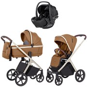 Коляска Carrello Vector CRL-6550 Vega Absolute Black 3 в 1 Coral Beige 1931872884
