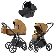 Коляска Carrello Vector 2025 CRL-6551 Nova DK791 Black Line 3 в 1 Golden Beige 1944456842