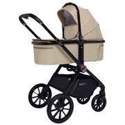 Детская коляска Sweet Baby Vento Black 3 в 1 Beige 1115702101