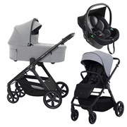 Детская коляска Espiro Only 3 в 1 2025 407 monument gray/Чёрный (Black 110) 1348530014