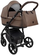 Детская коляска Roan Esso 2025 Кожа 2 в 1 ESSK/211/1 Camel/Black/руч.Тем.коричневый 1811999208