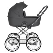 Детская коляска люлька Roan Bass Next Classic d14 1 в 1 RCL273/1 Steel Grey/Chrome 1356448209