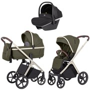 Коляска Carrello Vector CRL-6550 Nova DK791 Grey Line 3 в 1 Deep Green 1242241213