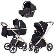 Коляска Carrello Vector CRL-6550 Nova DK791 Grey Line 3 в 1 Pearl Black 1300975101