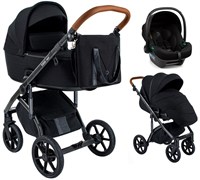 Детская коляска Roan Bass Next 3 в 1 с автокреслом Tutis Elo Lux Black RN022/1 Black 210790793