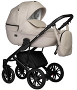 Детская коляска Indigo Mio Eco 2 в 1 02 св.бежевая кожа 871335007