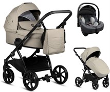 Детская коляска Tutis Leo Plus 3 в 1 с автокреслом Elo Lux EduSky Grey 1222068 Warm Grey 1686823992