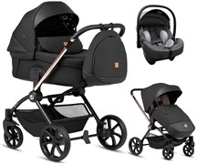 Детская коляска Tutis Gio Plus 3 в 1 с автокреслом Elo Lux EduSky Grey 1552135 Nero 390994567