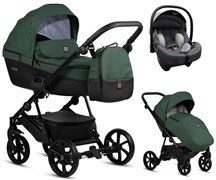 Детская коляска Tutis Viva 5 Plus Essential 2024 3 в 1 с автокреслом Elo Lux EduSky Grey 1452064 Emerald 2141998661