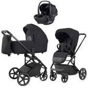 Коляска Carrello Alfa CRL-6522 2025 Vega CRL-14101 Absolute Black 3 в 1 Rock Black 1932778826