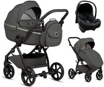 Детская коляска Tutis Uno 5 Plus Unico 3 в 1 с автокреслом Elo Lux EduSky Black 1402150 Meadow 832257143