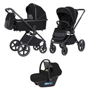 Коляска 3 в 1 Carrello Ultimo CRL-6519 Sable Black 1273479508