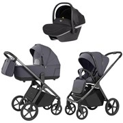 Коляска Carrello Vector 2025 CRL-6551 Nova DK791 Grey Line 3 в 1 Ultimate Grey 131980841