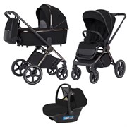 Коляска 3 в 1 Carrello Ultimo CRL-6521 Chrome Sable Black 240154417