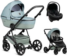 Детская коляска Tutis Viva 5 Plus Essential 2024 3 в 1 с автокреслом Elo Lux EduSky Black 1452063 Turquoise 132215712