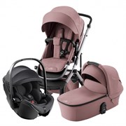Детская коляска 3 в 1 Britax Roemer Smile 5Z + BABY-SAFE PRO Classic Dusty Rose/Deep Black 1249900360