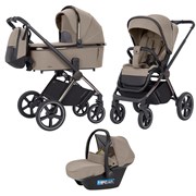 Коляска 3 в 1 Carrello Ultimo CRL-6521 Chrome Pearl Beige 380403142