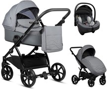 Детская коляска Tutis Leo Plus 3 в 1 с автокреслом Elo Lux EduSky Grey 1222227 Stone grey 2145748423