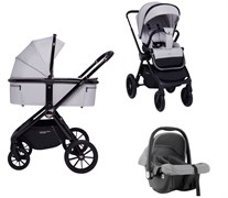 Детская коляска Sweet Baby Vento Black 3 в 1 Grey 611691873
