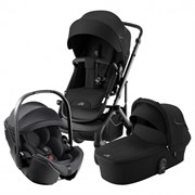 Детская коляска 3 в 1 Britax Roemer Smile 5Z + BABY-SAFE PRO Classic Space Black/Deep Black 450291264