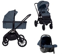 Детская коляска Sweet Baby Vento Black 3 в 1 Blue 1223695199