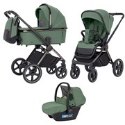 Коляска 3 в 1 Carrello Ultimo CRL-6521 Chrome Fern Green 1490943539