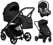 Детская коляска Tutis Mio 3 Plus Essential Black 3 в 1 с автокреслом Elo Lux EduSky Grey 060 Obsidian 380483829
