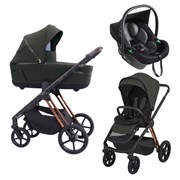Детская коляска Espiro Miloo 3 в 1 2025 204 luxury green/Чёрный (Black 110) 727242801