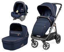 Коляска 3 в 1 Peg Perego Veloce Lounge Blue Shine 2062019267