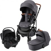 Детская коляска Britax Roemer Smile 5Z Core 3 в 1 Midnight Grey/Space Black 2040001262