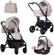 Детская коляска Farfello Baby Shell 3 в 1 2024 кофейный 913536033