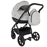 Детская коляска Tutis Nanni 7 Кожа 3 в 1 1533069 Light Silver 1805372724