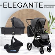 Детская коляска Sweet Baby Elegante 3 в 1 GL Grey 331962340