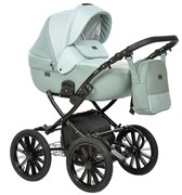 Детская коляска Indigo Porto Classic 14 2 в 1 Po 05 шалфей кожа+шалфей лен 1860273130