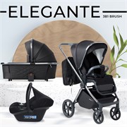Детская коляска Sweet Baby Elegante 3 в 1 BRD Black 1858272331