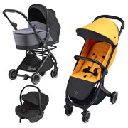 Детская коляска Anex Air-X Travel Cot Cosmo 3 в 1 yellow/black/black 314443478