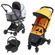 Детская коляска Anex Air-X Travel Cot Cosmo 3 в 1 yellow/gray/gray 25789054