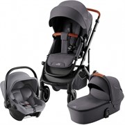 Детская коляска 3 в 1 Britax Roemer Smile 5Z + автокресло BABY-SAFE CORE Frost Grey Midnight Grey / Frost Grey 450763804