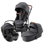 Детская коляска 3 в 1 Britax Roemer Smile 5Z + BABY-SAFE PRO Classic Midnight Grey/Deep Black 794880991