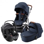 Детская коляска 3 в 1 Britax Roemer Smile 5Z + BABY-SAFE PRO Classic Night Blue/Deep Black 895252959