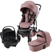 Детская коляска 3 в 1 Britax Roemer Smile 5Z + BS CORE Space Black Dusty Rose/Space Black 766680764