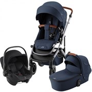 Детская коляска 3 в 1 Britax Roemer Smile 5Z + BS CORE Space Black Night Blue/Space Black 1931148209