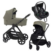 Детская коляска Espiro Only 3 в 1 2025 404 stylish khaki/Чёрный (Black 110) 629510087