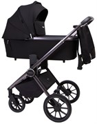 Детская коляска Peppy Monaco GP 3 в 1 Black черный, рама темно-серая 1115006835