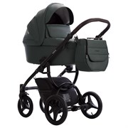 Детская коляска Bebetto Luca Pro 3 в 1 с автокреслом Avionaut Cosmo 35 зеленая кожа 136555910