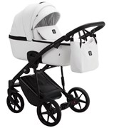 Детская коляска Adamex Mobi Deluxe 3 в 1 M-SA01 (БЕЛАЯ КОЖА) 973114196