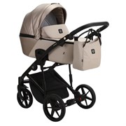 Детская коляска Adamex Mobi Deluxe 3 в 1 M-SD10 (БЕЖЕВЫЙ ПЕРЛ+СВЕТЛО-БЕЖ.КОЖА) 167137911
