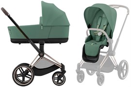 Коляска 2 в 1 Cybex Priam IV Rosegold complete Leaf Green 1965779114
