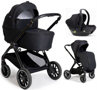 Коляска Agex Prima Pro 3 в 1 с автокреслом i-Team APP626 Black (Черный) 1957021262